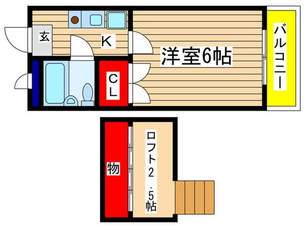 クレストル－ムの物件間取画像